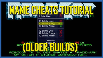 MAME Tutorial - How To Add Cheats To MAME (OLDER BUILDS)