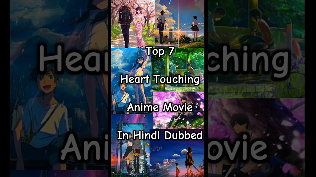 ⁣World best top 7 anime movie in Hindi dubbed 🤭📷 don't miss the opportunity #shorts #shortvideo#