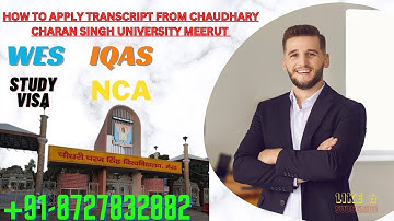 Chaudhary Charan Singh University Meerut transcript ! Transcript 2022 ! 8727832882!Meerut University