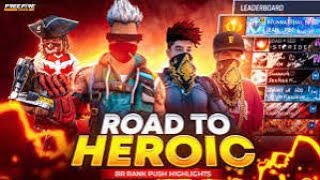 ROAD TO HEROIC IN BR RANKED // LIVE IN TELUGU // FREE FIRE LIVE // BAT-SANTOSH YT