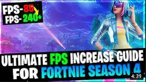 Fortnite Chapter 2 Season 4 SETTINGS Guide - How To Get Better Ping, FPS Boost, Less Input Delay!