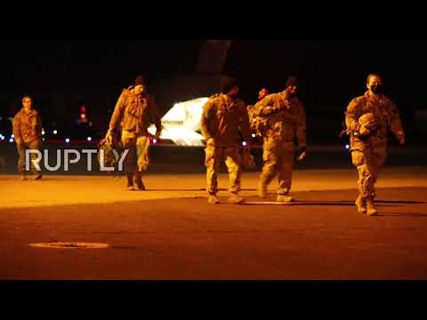 Germany: First US troops land in Wiesbaden amid Ukraine-Russia crisis