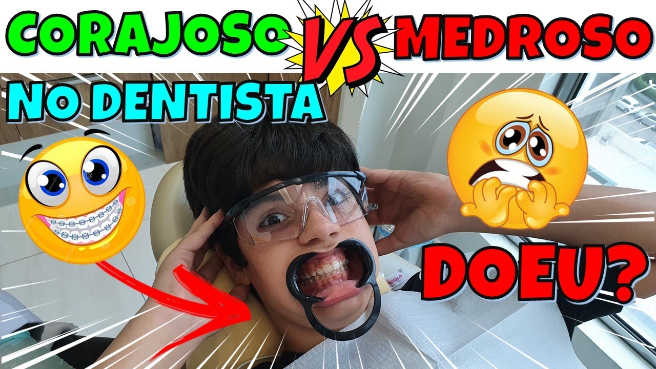 MEDROSO VS CORAJOSO NO DENTISTA | COLOQUEI MEU APARELHO INVISÍVEL | PEDRO MAIA