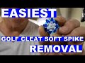 EASIEST GOLF CLEAT SOFT SPIKE REMOVAL RCTWINS