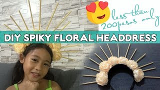 DIY Spiky Floral Headdress screenshot 1