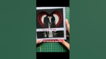How to Make a 3D Paper Layered Valentine Shadow Box ✂️#cricut #valentinediy #papercraft #wedding