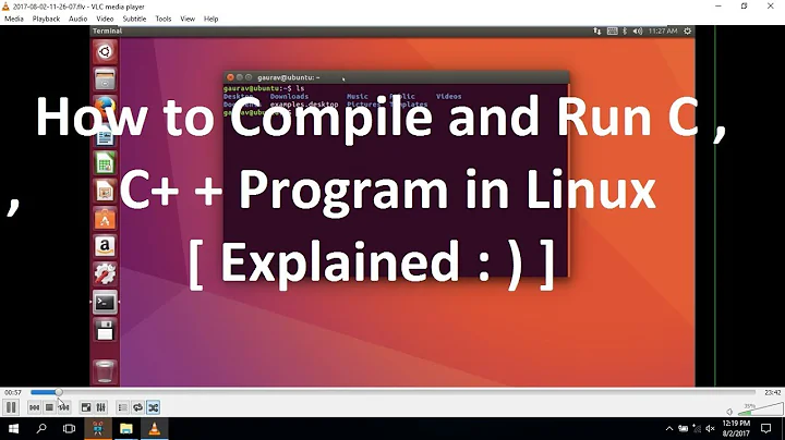 [ Running C,C++ Programs in Linux ] Ubuntu 16.04  ( Ubuntu Tutorial for Beginners )