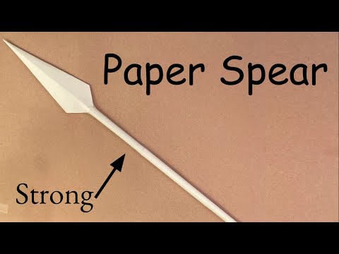 How to Make a Paper Spear