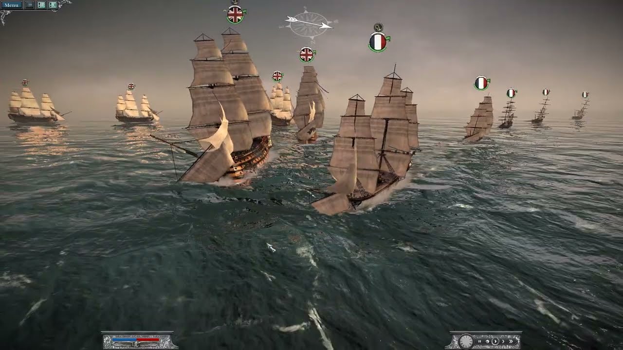 9 vs 20 || Naval Battle || NTW