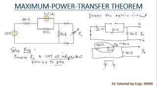MAXIMUM POWER TRANSFER THEOREM - SOLVED PROBLEM 1