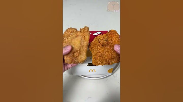 Jollibee vs Mcdonalds Fried Chicken