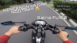 Test Drive Suzuki Satria FU 150, kencengnya gak ngotak!! #motovlog