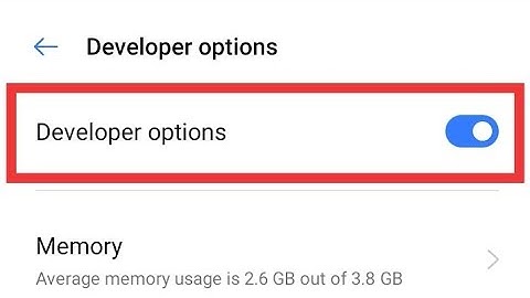 how to turn on developer option in realme 7i, 7 pro