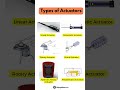 types of Actuators  #mechanicalengineering #automobile #youtube #machine  #1million #1000subscriber