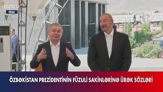 Özbekistan Cumhurbaşkanı Azerbaycan’ı ziyaret etti
