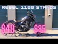 Rebel 1100 stands