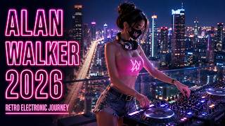 ALAN WALKER 2026 🌌 | Retro Electronic Journey | Neon City EDM Mix