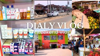 Dialyvlogdaries:Weekend | Livingalone| Skincare| Grocery| Grwm #livingalone #dialyvlog #weekendvlog