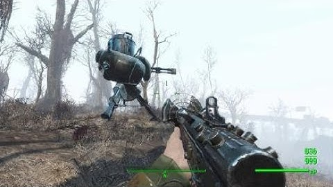 Fallout 4. Floating turret.