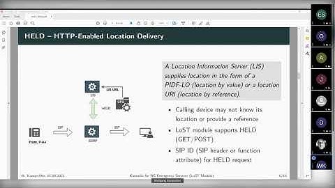 Kamailio World 2021: Kamailio For Next Generation Emergency Services