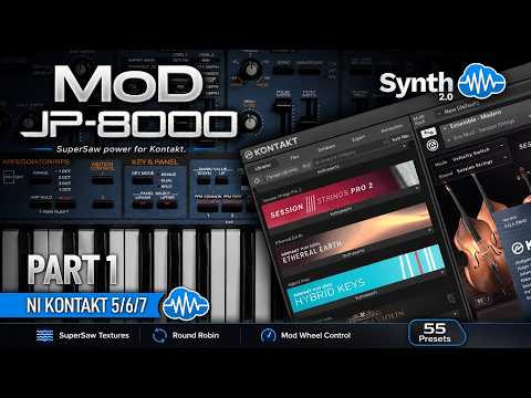 NATIVE INSTRUMENTS KONTAKT ♫ 55 Custom Sounds ▻ MoD JP-8000