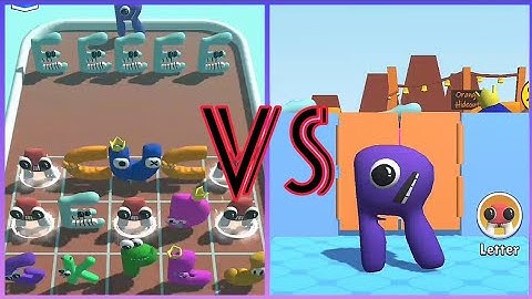 Alphabet Lord Maze Room vs Merge Alphabet Lore Run - Merge Battle #2