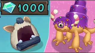 The Dev Sent Me 1000 Diamonds I Spent A Lot - My Singing Monsters The Lost Landscapes