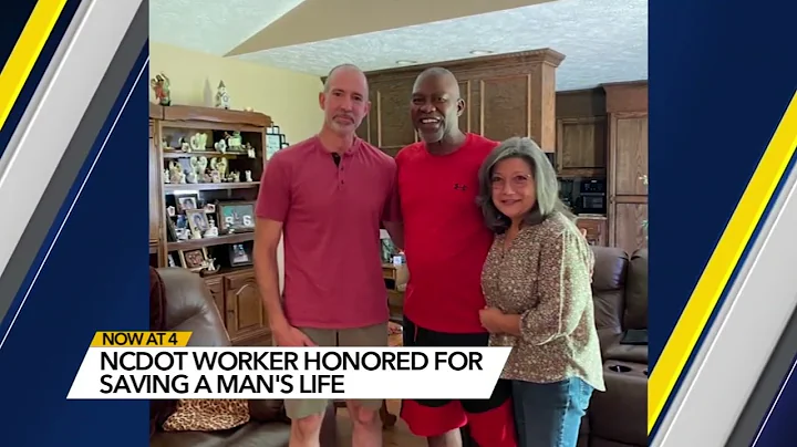 NCDOT worker hailed as hero for helping save man's...