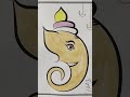 JAI GANESH  #cutedrawing #artandcraft #devotional  #goddrawing #artist #dailyshorts #art #paint