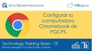 Setting up a PGCPS-issued Chromebook [en español]