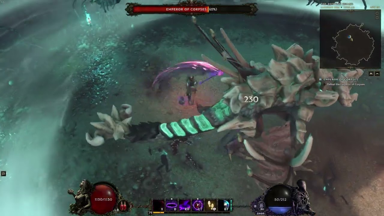 Emperor Of Corpses Boss Battle Low Level (Spoilers)