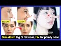 7 new nose exercises reshape big nose and lose nose fat fix pointy nose and get nose tip up