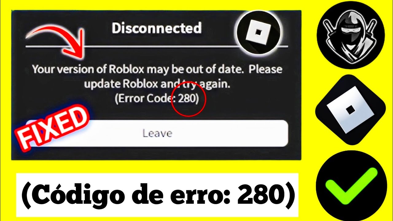 Como corrigir o erro 280 do Roblox | Delta ExecutorProblema de ...