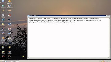 How to play games without graphic card or  How to use swift shader 3 0