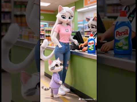 القط شرب برسيل وشوفي مامته عملت فيه إيه