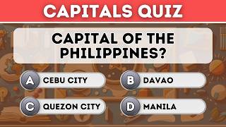 🌍 ONLY A GEOGRAPHY GENIUS Can Score 45/50 On This Capitals Quiz! 🚩