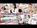 VLOGMAS 2019- ENSALADA SALUDABLE Y FACIL DE HACER-DE COMPRAS EN WALMART-Silviaentuvidaymas