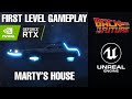 BACK TO THE FUTURE game -- First Level Gameplay in UNREAL ENGINE 5 -- UE5 -- RTXon