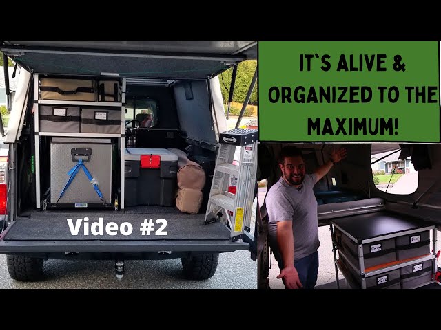 DIY Truck Bed Organizer Set Up: Awesome Hunting Fishing & Camping