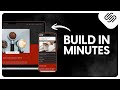 Case Study - Cafe Squarespace Template |  Squarespace Template Course