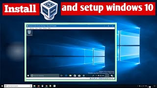 In this video i'm going to show you step by process create windows 10
virtual machine using oracle virtualbox. so let’s have a look at how
can in...