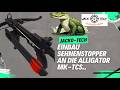 Einbau Jacko-Tech Sehnenstopper an Man Kung Alligator Armbrust