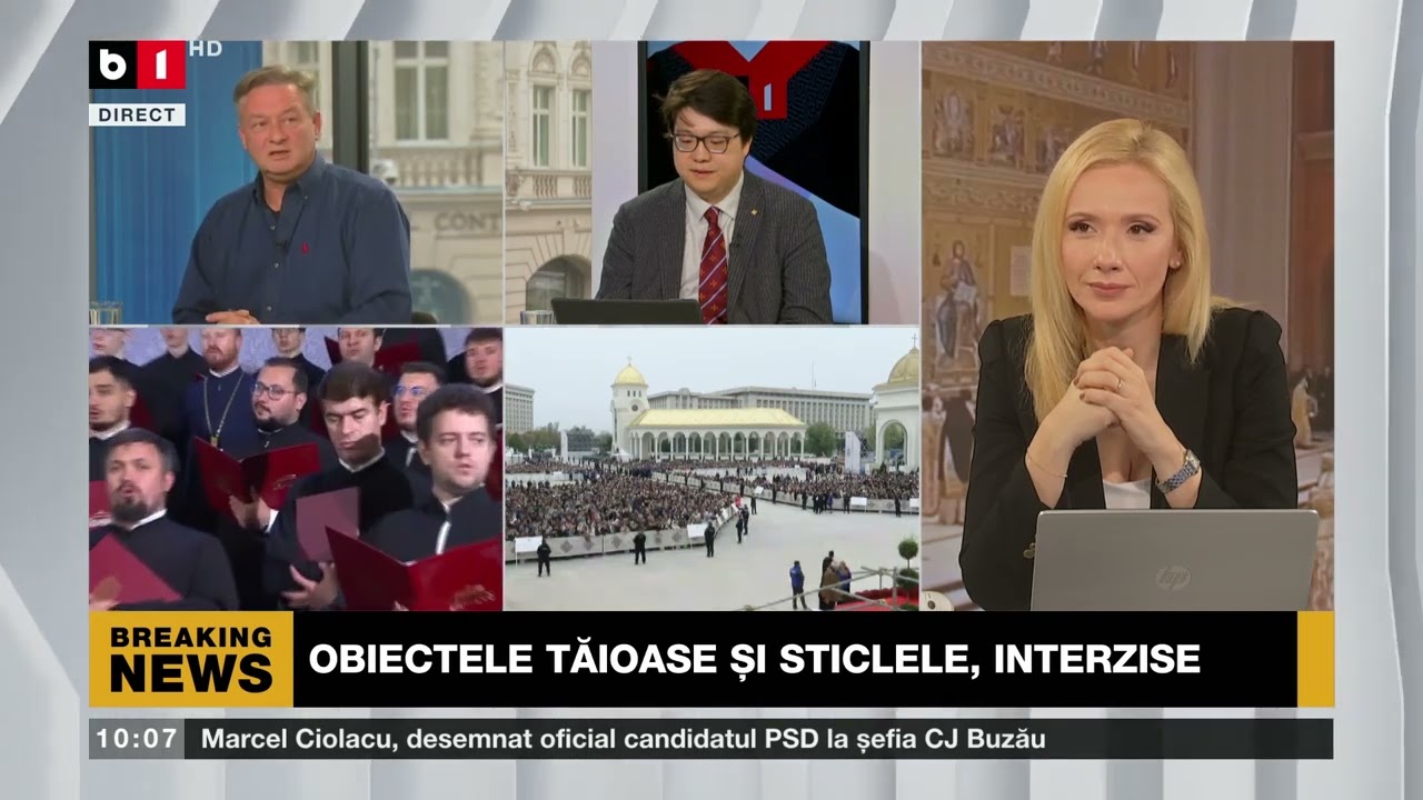 TALK B1 CU ANDREEA MORARU. MII DE CREDINCIOȘI LA SFINȚIREA CATEDRALEI. IMAGINI ÎN DIRECT P1
