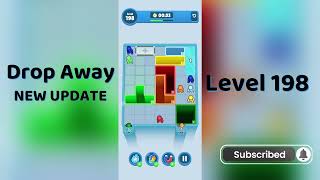 Drop Away Level 198 Walkthrough - NEW UPDATE | Step-by-Step Guide 🧠 | SolutionGuruji