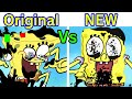 Friday Night Funkin' Corrupted Spongebob OG VS New (Come Learn With Pibby x FNF Mod) HD