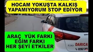 Yokuş Kalkışı Nasıl Yapılır Neleri Bilmemiz Gerekiyor Neden Kalkış Yapamıyoruz ?