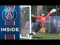 Entrainement des gardiens  goalkeeper training session with kevin trapp