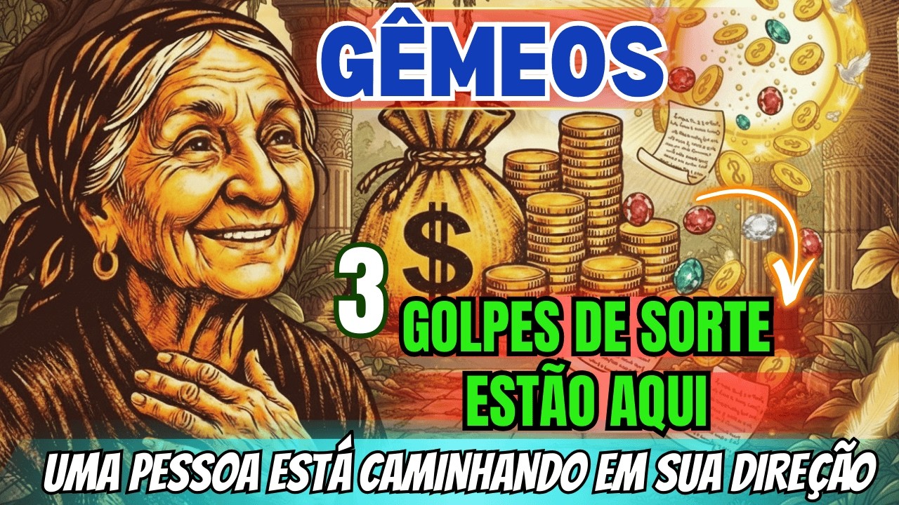 GÊMEOS♊UMA TRIPLA SORTE ESTÁ A CAMINHO!💰ESTA PESSOA ENXUGARÁ SUAS LÁGRIMAS QUANDO VOCÊ MENOS ESPERAR