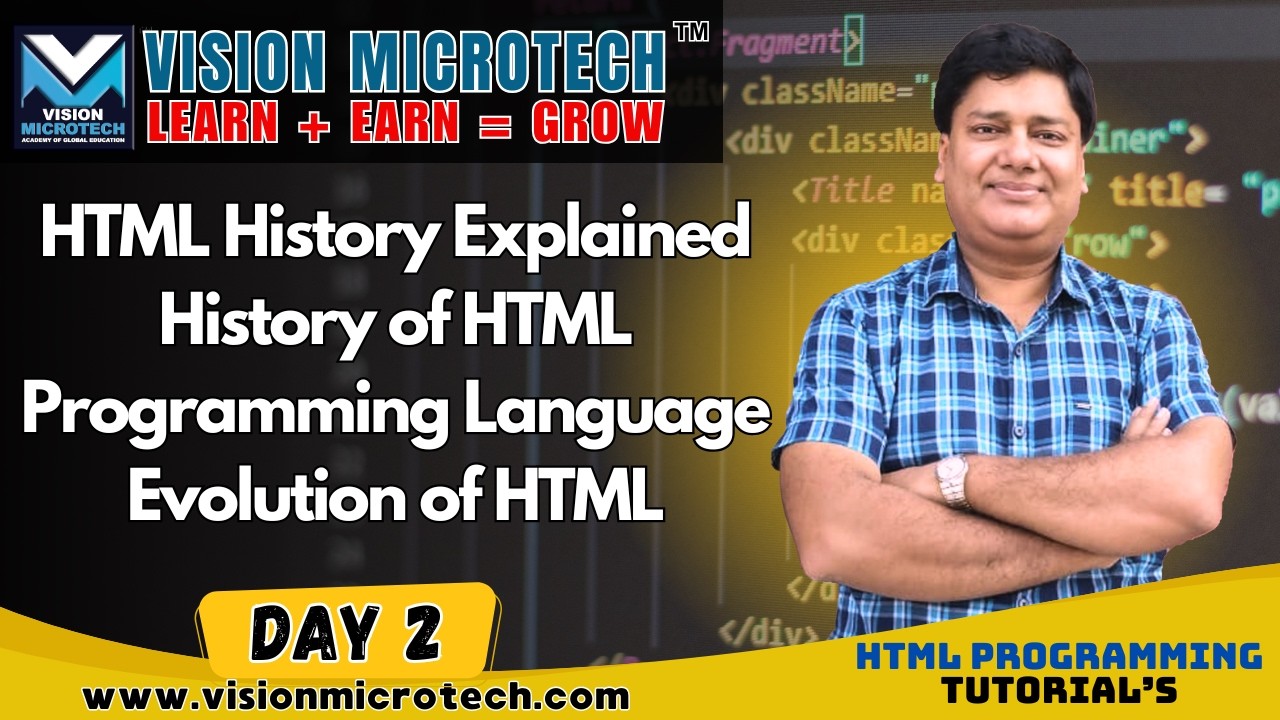 creating and viewing html files with python |... HTML History Explained | History of HTML Programming Language ...