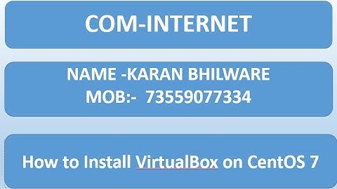 How to Install CentOS 7 on a Virtualbox using Pre-installed Image